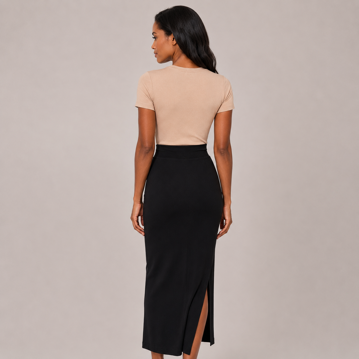Fitted Maxi Skirt
