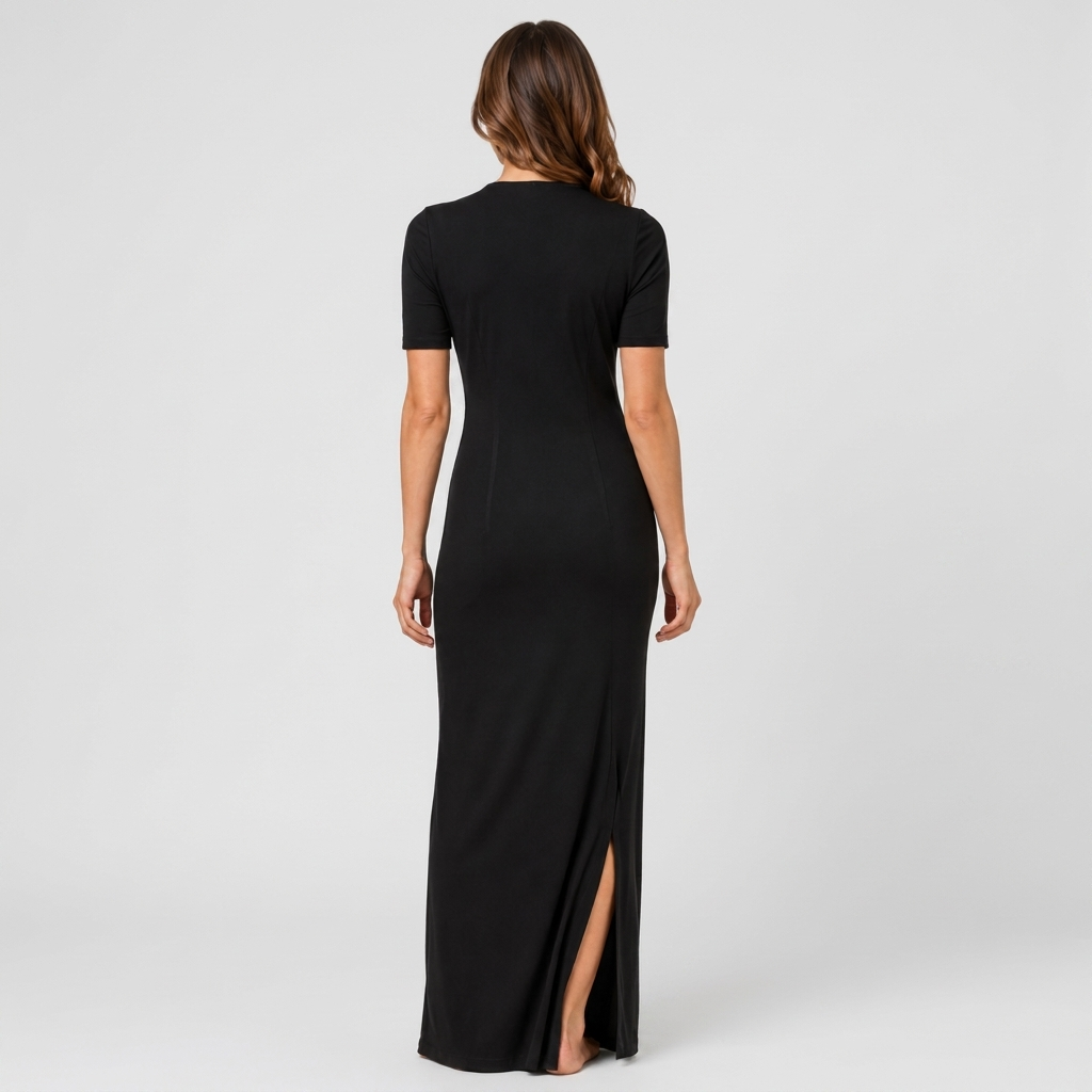 Maxi T-Shirt Dress with Logo