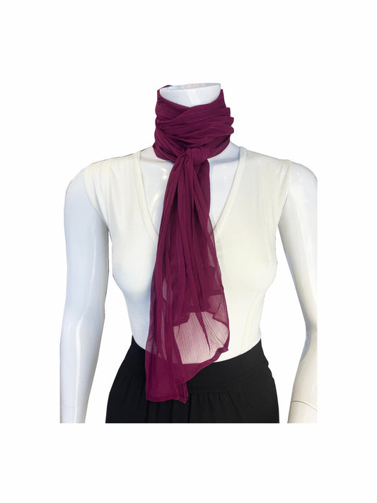Silk Chiffon Scarf