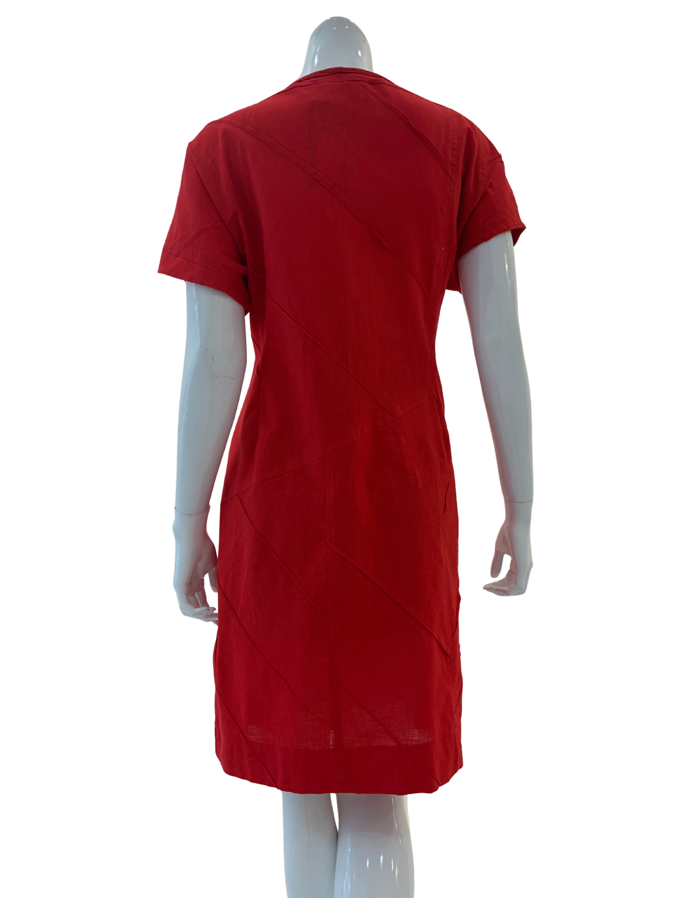 Linen and Knit dress