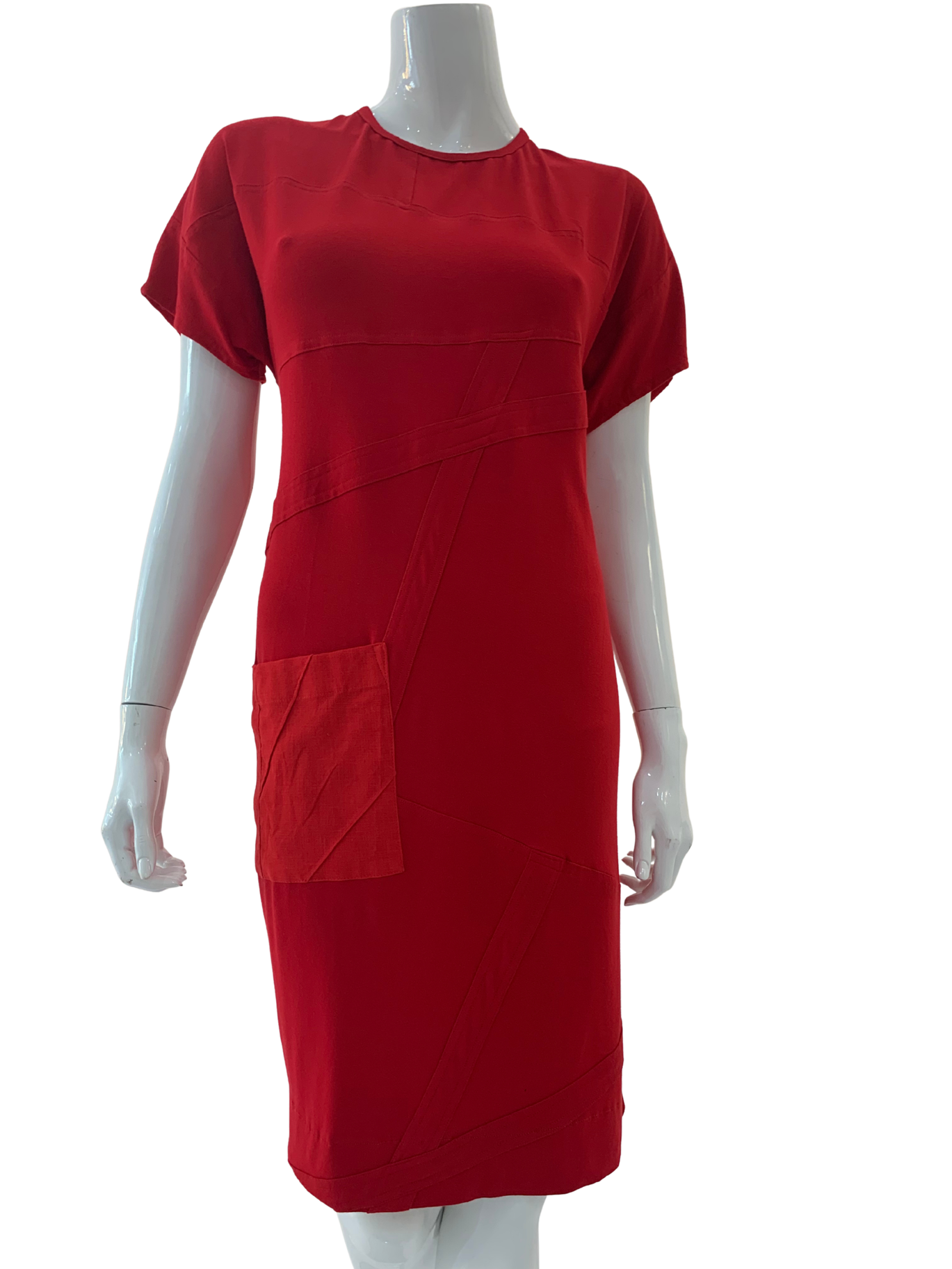Linen and Knit dress