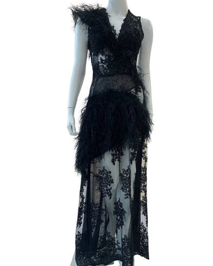 Feather Collection Gown