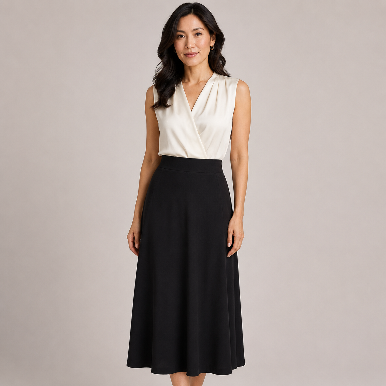 A-Line Maxi Skirt