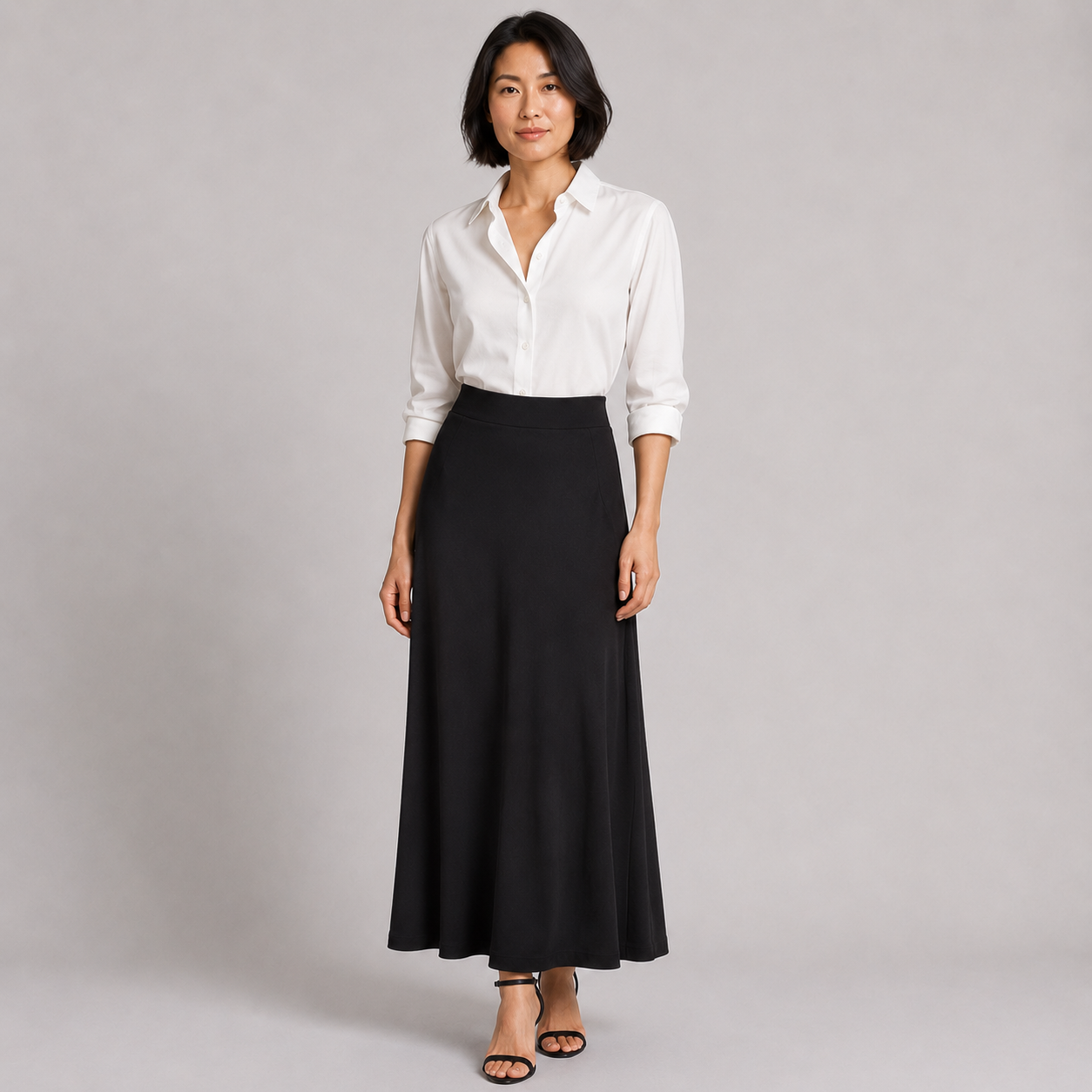 A-Line Maxi Skirt