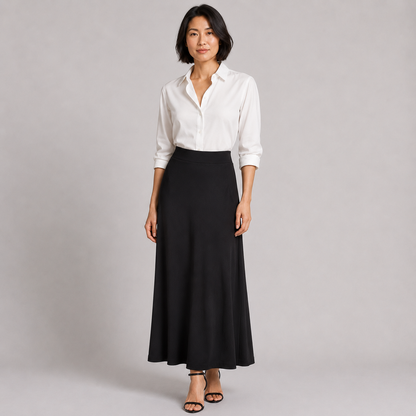 A-Line Maxi Skirt