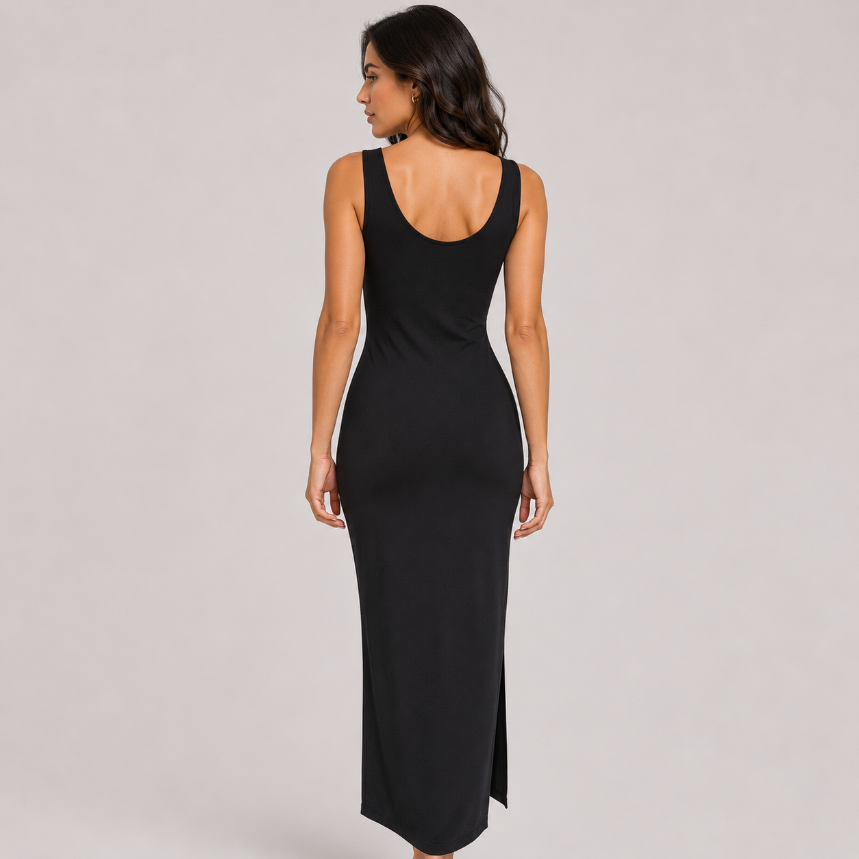 Fitted Maxi Dress