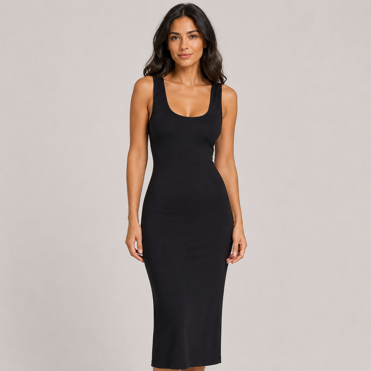 Fitted Maxi Dress