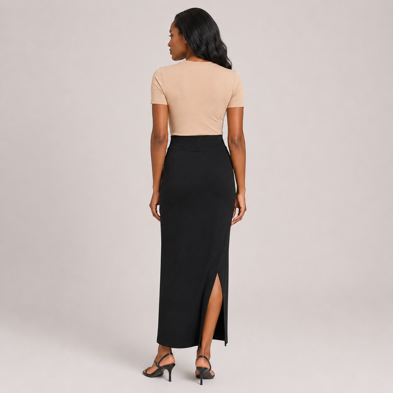 Fitted Maxi Skirt