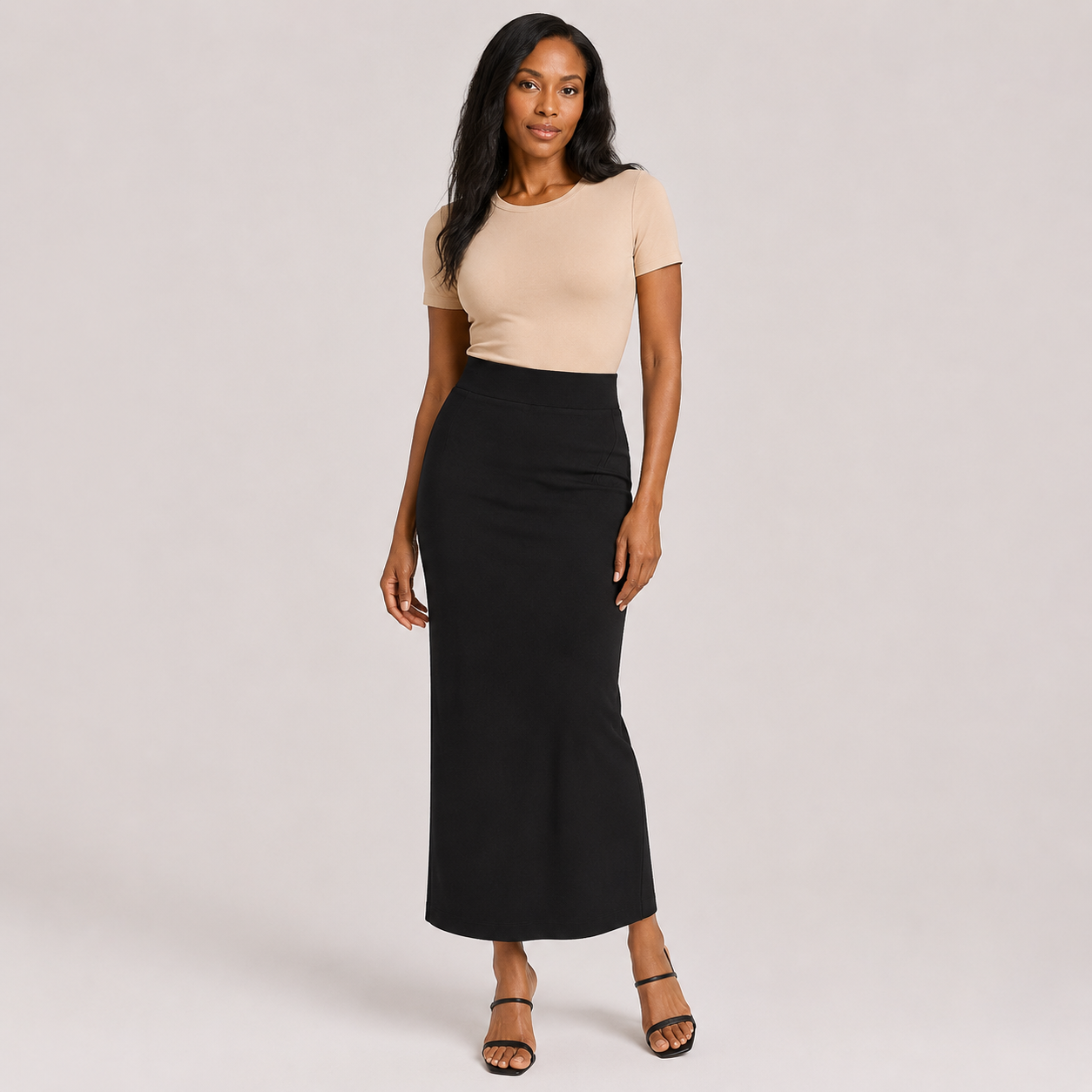 Fitted Maxi Skirt