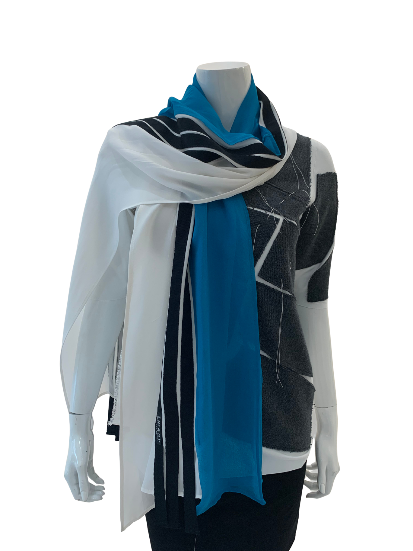 Double Layer Silk Scarf