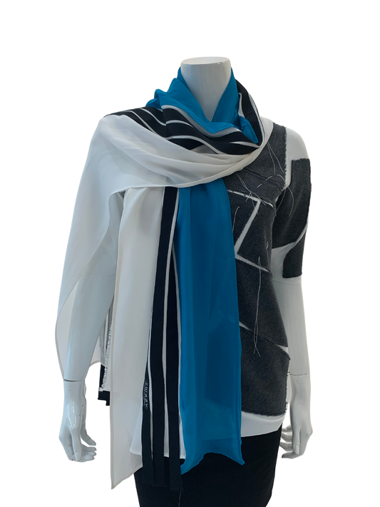 Double Layer Silk Scarf