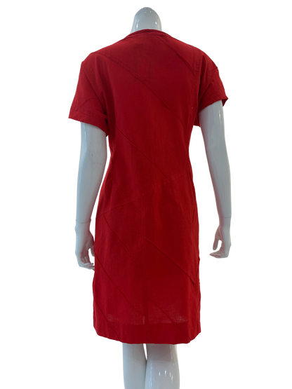 Linen and Knit dress